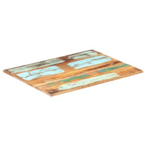 vidaXL bordplade 60x80 cm 15-16 mm rektangulær massivt genbrugstræ