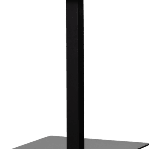 Bistro Square tube, Bordben til barbord eller cafebord, mat sort, H72x50x50 cm, metal