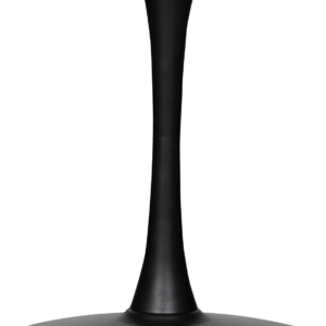 Bistro Trumpet, Bordben til barbord eller cafebord, mat sort, H72x60x60 cm, metal