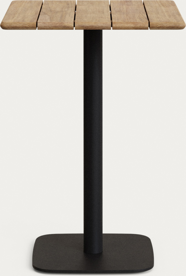 Saura Udendørs barbord sort/træ (96x70x70 cm.)