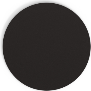 Tiaret, Udendørs rund bordplade, Sort (Ø 68 cm)